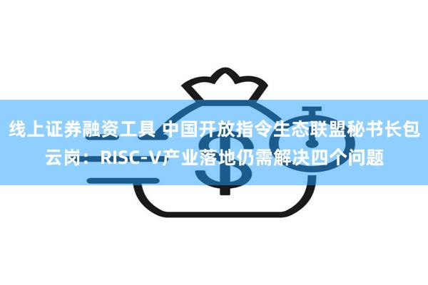 线上证券融资工具 中国开放指令生态联盟秘书长包云岗：RISC-V产业落地仍需解决四个问题